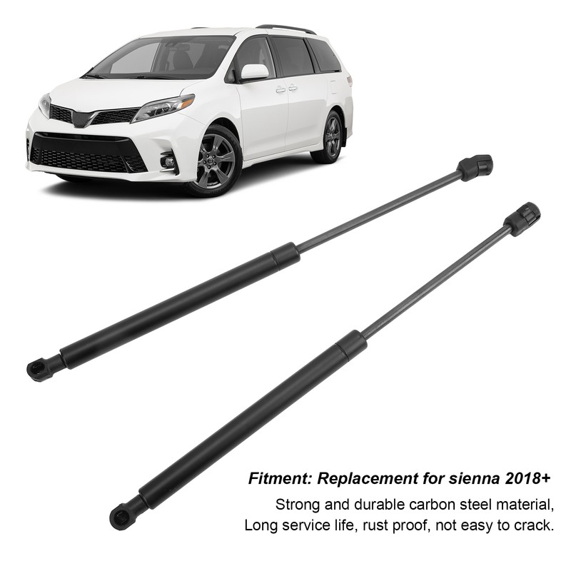 Pair Hood Bonnet Lift Support Gas Shock Struts Carbon Steel
