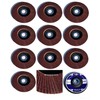 10 Standard Serrated Discs Diameter 125 mm x 22.23 mm