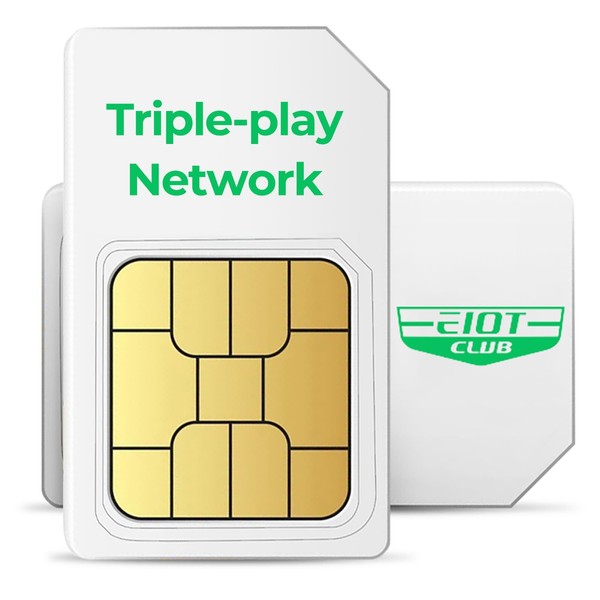 EIOTCLUB Data SIM Card Triple Play- USA Coverage No Contract