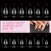 Almond Nail Tips, Short, Venares Pack of 120 Full Cover
