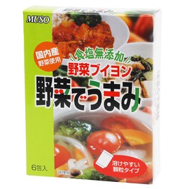 Muso Delicious Vegetables (Salt-free) 0.8 oz (21 g) (0.13 oz (3.5 g) x 6 Packets