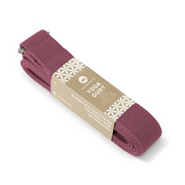 Lotuscrafts® Yoga Strap 2.5 m, Yoga Band for Stretching Made of 100% Organic Cotton, Yoga Straps for Beginners and Advanced Users, Yoga Strap with Metal Clasp, Yoga Strap