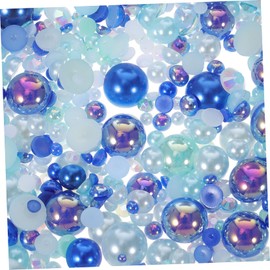 DOITOOL Imitation Flatback Pearls Rhinestone Resin Nail Decoration Pack of Half Round Pearl Charms for DIY Nail Art Jewelry Making and Craft Projects Versatile Manicure Accessories