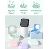 INUSO® 2025 New Slim Retainer Case with Mirror, Silicone Anti-Slip