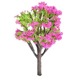 20pcs Model Trees Miniature Landscape Trees Scenery for Train Railroad Diorama Wargame Park Trees Scale 1:100