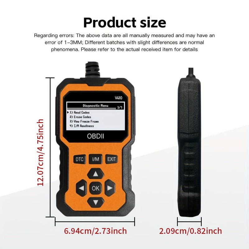 OBD2 Scanner V410 Car Diagnostic Tool – Auto Code Reader