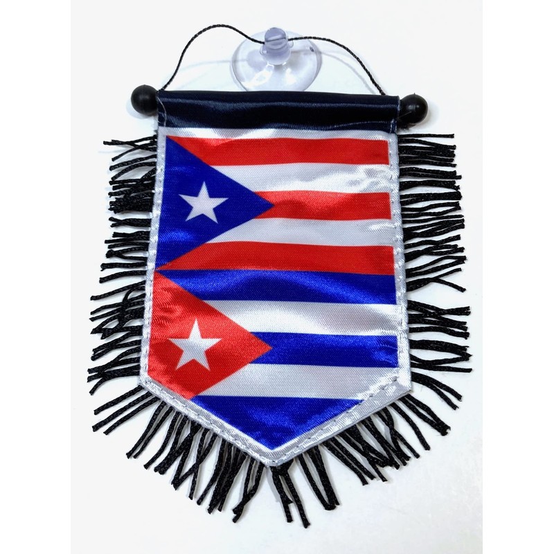 Puerto Rico Cuba cuban Rican flag for Car Home Wall