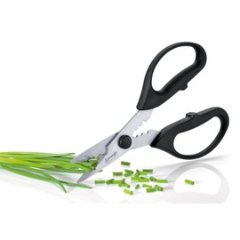 Triangle 50 478 09 02 Herb Scissors, Steel, Black/Silver – 9 x 9.5 cm x 1.5 cm