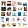 Paris Stickers 50 Pack Laptop Stickers,Vinyl Waterproof Stickers for Water