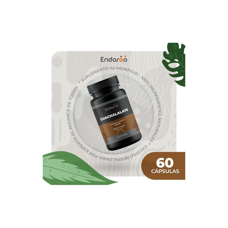 Cápsulas de Cuachalalate 500 mg | Kit 2 Frascos |