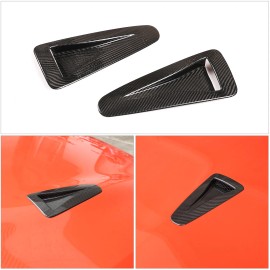 carcartrim-2022 Carbon Fiber Front Hood Air Fender Vent Scoop For Nissan GTR R35 2008-2016