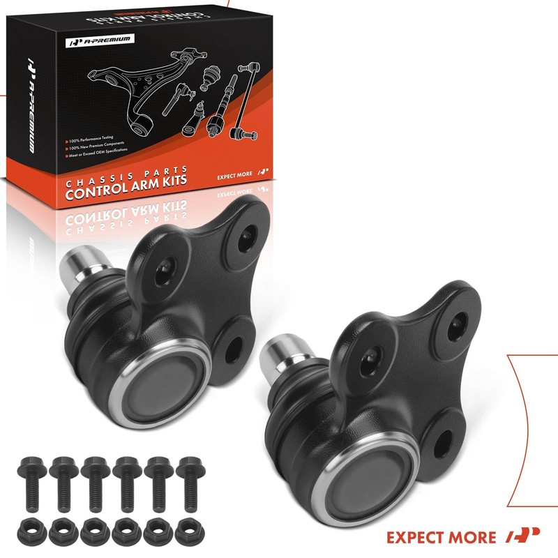 A-Premium 2 x Front Lower Ball Joints, Compatible with Ram