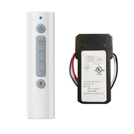 Universal Ceiling Fan Remote Control Kit EZ Grip Buttons, 4-Speed & Light Control W/Dimming, Hunter/Harbor Breeze/Westinghouse/Honeywell/Fanimation/MinkaAire & More