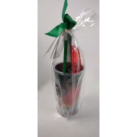 Starbucks Cold Brew Let's Celebrate Plastic Insulated Tumbler With Straw 16oz