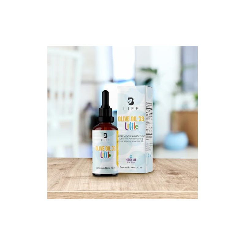 Vitamina D3 300 gotas. 10 ml. Ingredientes naturales. Olive Oil