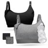 Momcozy Pumping Bra, Pumping Bra Hands Free 2 Pack Comfortable