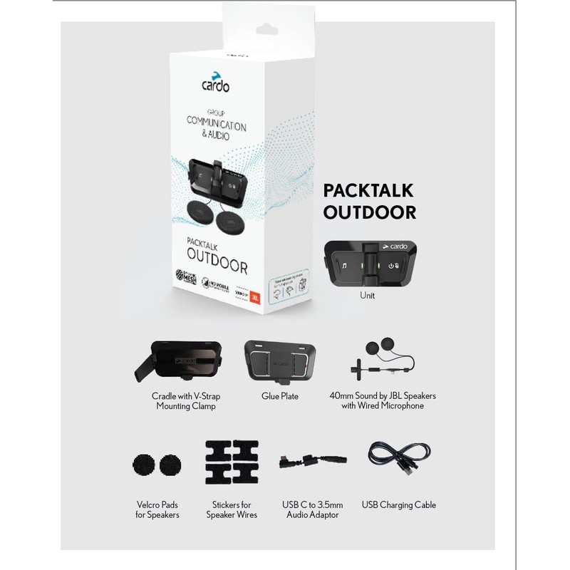 Cardo PACKTALK OUTDOOR BLACK