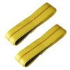 CarBole 2 PACK 6FTx2" Nylon Lifting Sling Flat Loop Tow