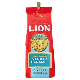 Lion Coffee, Vanilla Caramel, 6.8 oz (198 g)