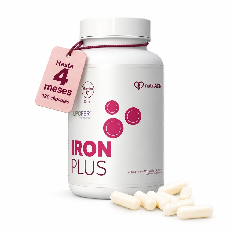 Iron Plus de nutriADN - Suplemento de Hierro de Alta