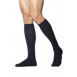 ATOM Compression Wear Graduated 18-22 mmHg Socks with Special Massage Sole - UNISEX Large Black