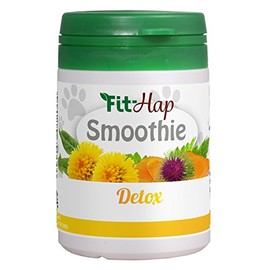 cdVet Naturprodukte Smoothie Detox 20 g - Hund - Futterergänzungsmittel - wichtige Vitamine + Mineralien + Spurenelemente - natürlich - Obst + Gemüse - ohne künstliche Zusatzstoffe + Zucker -