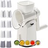 RULA Rotary Cheese Grater Hand Crank Vegetable Chopper Slicer Set,