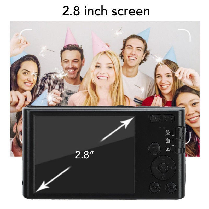 4K Digital Camera 48MP 2.8 Inch 16X Digital Zoom Portable