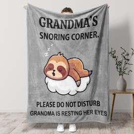 KAAYEE Grandma Gifts, Birthday Gifts for Grandma Blanket, Nanny Gifts, Great Gift Ideas for Nana Granny on Her Mothers Day Birthday Christmas Valentines Women