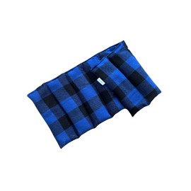 Microwavable Heating Pad (Royal Blue Plaid/Large)