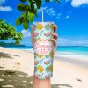 White ProSub 20oz Straight Skinny Tumbler Sublimation Mug Blanks -