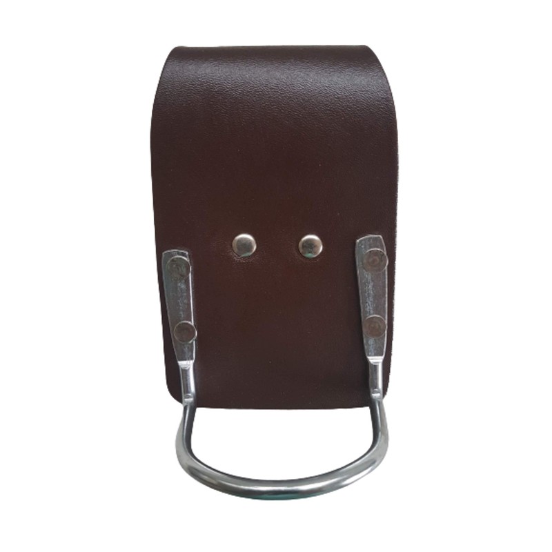 BBI Brown Leather Hammer Holder for Tool Belt | Steel