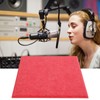 6Pcs Acoustic Absorption Panel Thickened Reduce Reverb SoundProof Padding Absorber(Pink