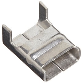 BAND-IT Clips AE4539, 316 Stainless Steel, 3/8" Wide (100 per Box)