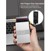TOYFID Pop Up Minimalist Card Holder for Men, Slim Credit