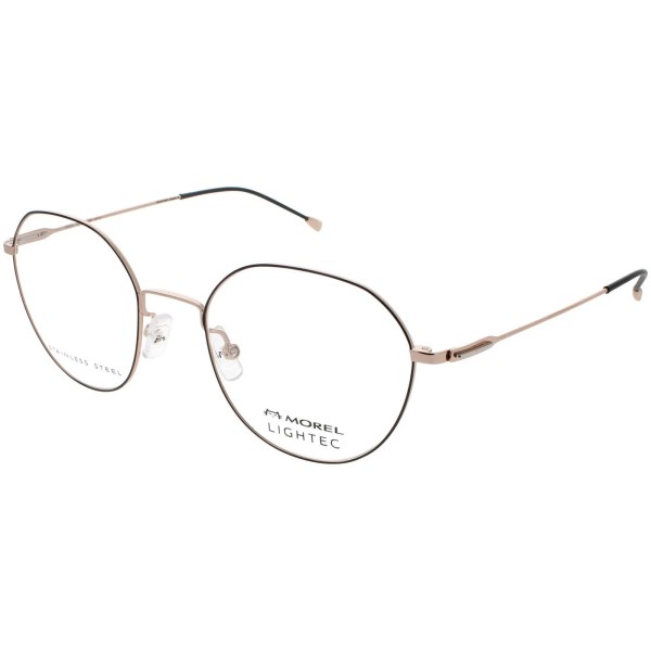 Lightec Morel Women's Eyeglasses Rose Gold/Black Frame Omicron 32 30202L