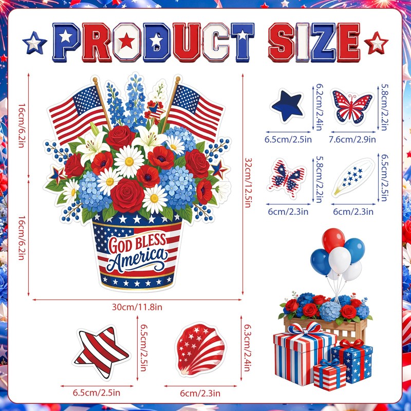 Happy 4th of July Dishwasher Magnet Cover 250th Anniversary God
