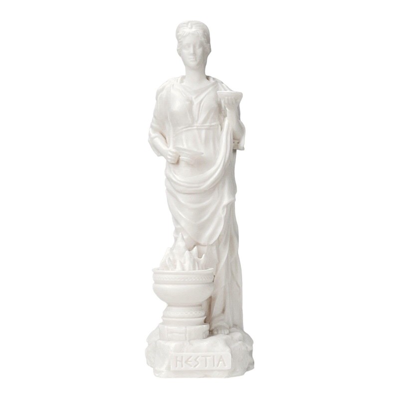 Hestia Vesta Goddess of House and Family Antique Greek Statue