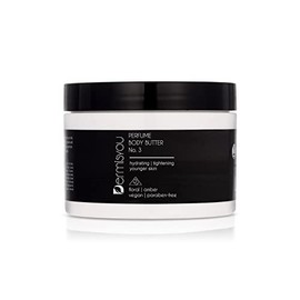 Dermisyou Fragrance Body Butter Cream Shea Butter Dry Woods and Fruity Citrus Rich and Premium Fragrance For All Skin Types Cruelty Free Made In USA - 8 fl oz (DUBAI AMETHYST)