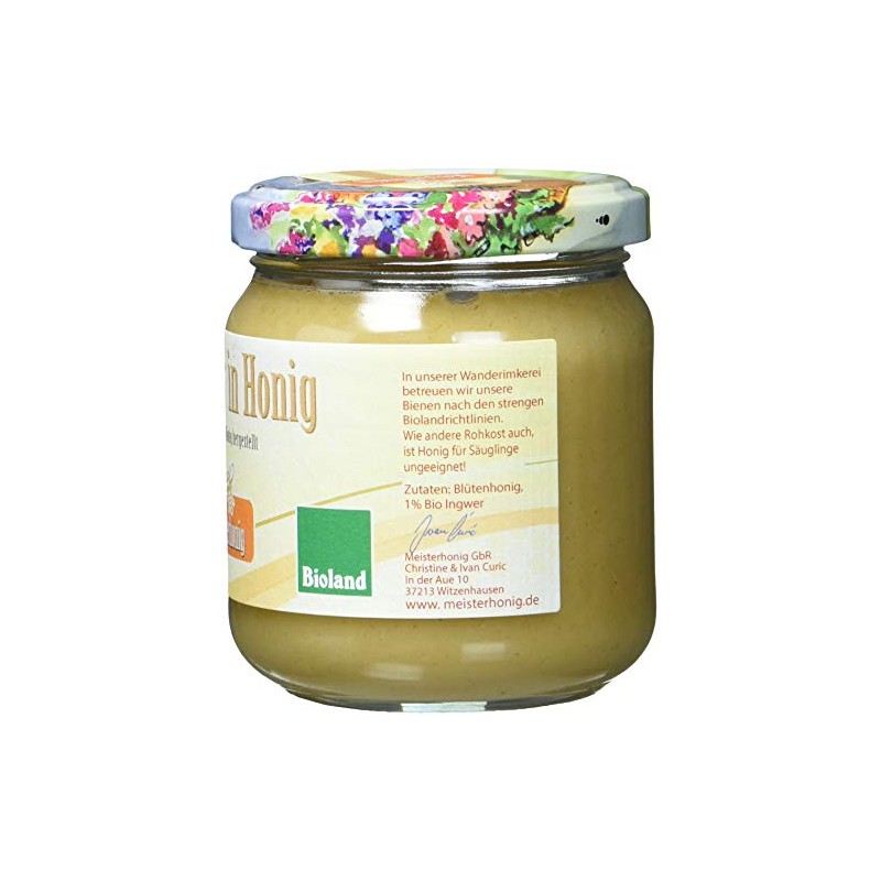Meisterhonig Organic Honey Ginger 250g