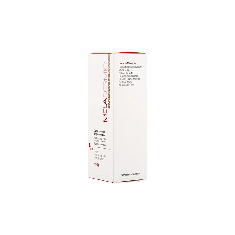 Meladermic Crema Manos Cuerpo Despigmentante 150g Almendras