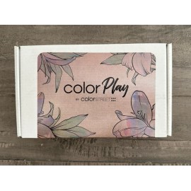 Color Street February 2025 Color Play Box "Gilded Age" - Complete w/ Necklace