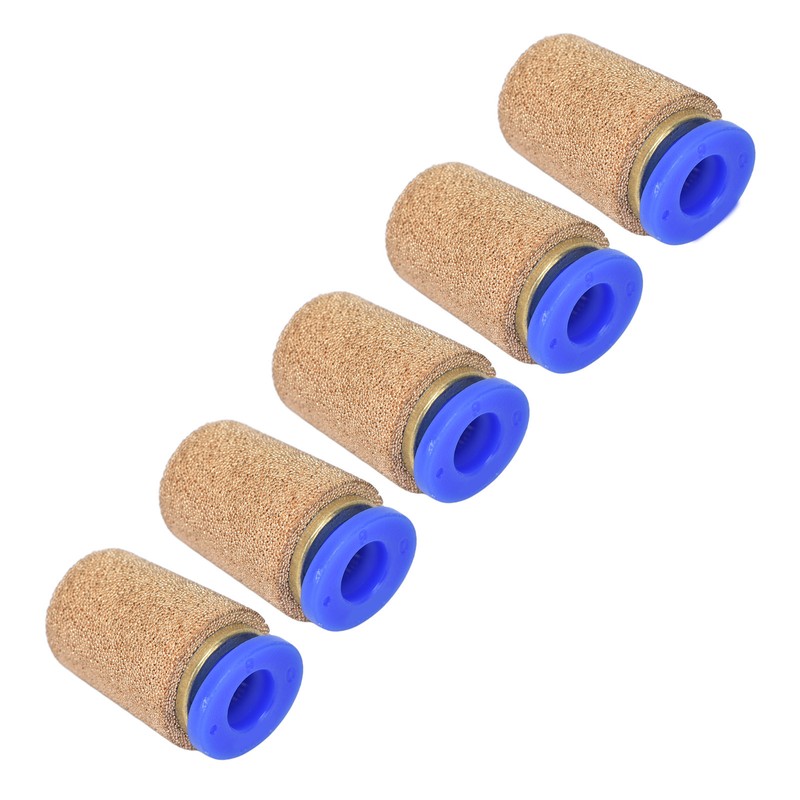 5Pcs Air Pneumatic Mufflers Exhaust Mute Silencer Noise Filter Reducer