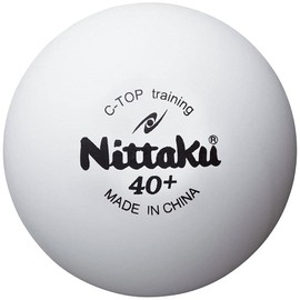 Nittaku NB-1466 Table Tennis Balls, Practice C-Top Training Balls, 10 Dozen (Pack of 120)