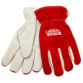 Lincoln Electric Grain Leather and Split Cowhide Metal Working Glove - X Large
