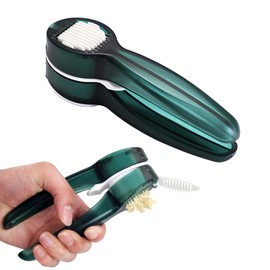 RICISUNG Garlic Press Garlic Crusher Dual Use Garlic Crusher Garlic Crusher Garlic Squeezer Garlic Crusher Garlic Crusher Multi-functional Chopper Ginger Crusher Manual Easy to Clean