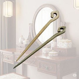 Point Style Traditional Hair Stick (Green Sandalwood) 2ea