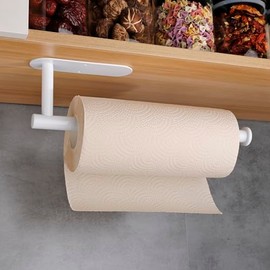 Toalleros de papel, rollos de toallas de papel, para cocina, papel a granel, autoadhesivos debajo del gabinete, para montaje en pared, ambos disponibl