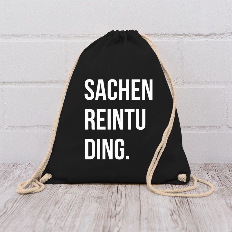 Festival “Sachen Reintu Ding” Gym Bag - Black -