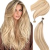 Eliysako I Tip Hair Extensions Human Hair Blonde Itip hair
